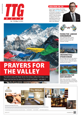PRAYERS for the VALLEY HARVESTING the the World Is Crying with Nepal