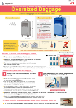 What Are Seats with Oversized Baggage Areas? When Traveling