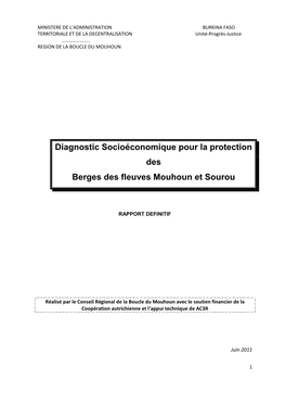 Diagnostic Socioéconomique Pour La Protection Des Berges-Ben