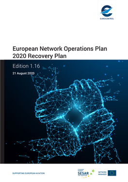 European Network Operations Plan 2020 Recovery Plan Edition 1.16 21 August 2020