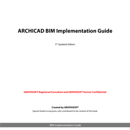 ARCHICAD BIM Implementation Guide