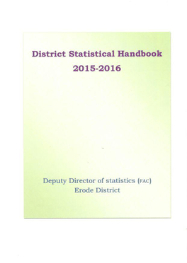 District Statistical Handbook