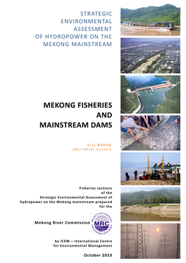 Mekong Fisheries and Mainstream Dams