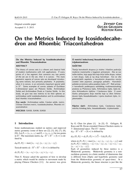 Dron and Rhombic Triacontahedron