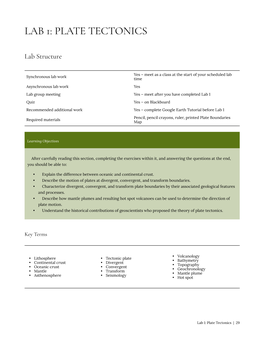 Plate Tectonics