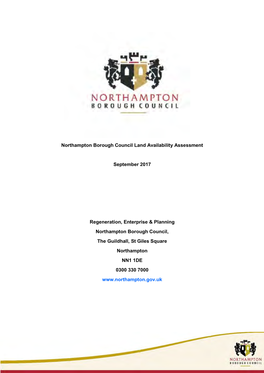 Northampton Land Availability Assessment (2017)