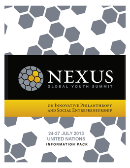 Nexus Global Youth Summit at the United Nations Headquarters, New York