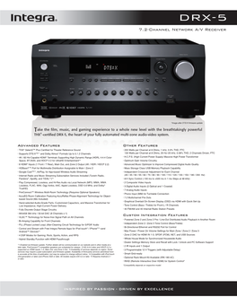 7.2-Channel Network A/V Receiver