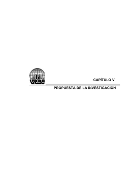 Capitulo V Propuesta De La Investigacion