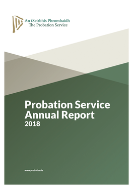 Probation Service Annual Report 2018