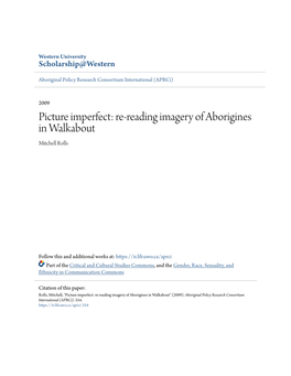 Re-Reading Imagery of Aborigines in Walkabout Mitchell Rolls