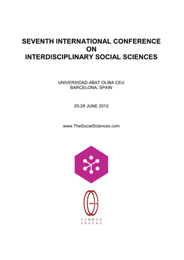 Seventh International Conference on Interdisciplinary Social Sciences