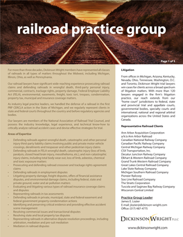 Railroad Practice Group