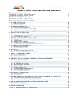 Financial Statements