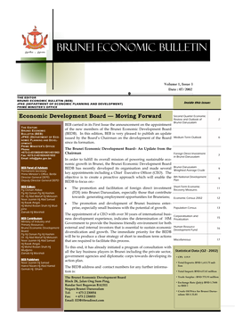 Brunei Economic Bulletin Vol.1 Issue No.3