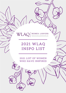 2021 Wlaq Inspo List