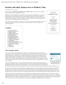Security and Safety Features New to Windows Vista - Wikipedia, the Free Encyclopedia
