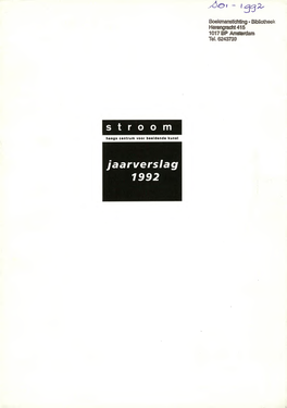 Stroom Jaarverslag 1992