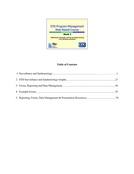 STD Program Management Course Handouts Week 3