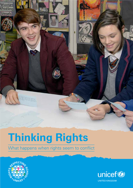 Thinking Rights What Happens When Rights Seem to Conflict INTRODUCTION