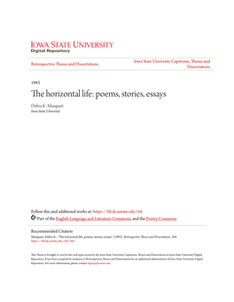 Poems, Stories, Essays Debra K