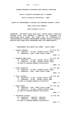 Sistema Informativo Ministero Della Pubblica Istruzione