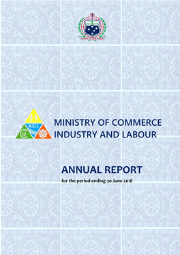 ANNUAL REPORT for the Period Ending 30 June 2018