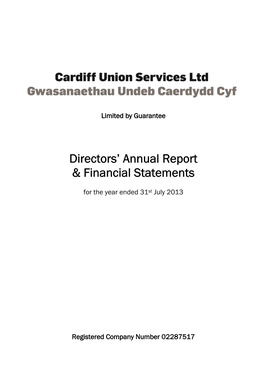 Directors' Annual Report & Financial Statements