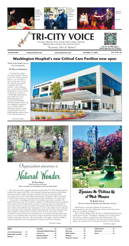 Washington Hospital's New Critical Care Pavilion Now Open