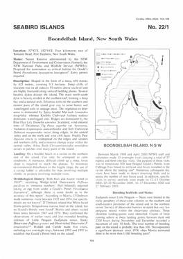 SEABIRD ISLANDS No. 22/1