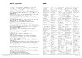 Index Selected Bibliography