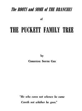 The Puckett Family Tree