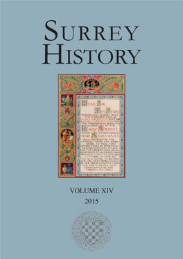 Surrey History XIV 2015.Pdf