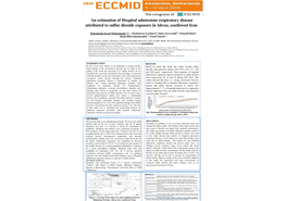 An Estimation of Hospital Admissions Respiratory Disease Attributed To