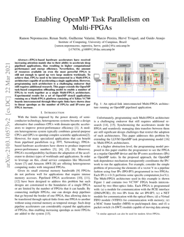 Enabling Openmp Task Parallelism on Multi-Fpgas