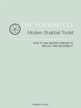 Modern Shabbat Guide