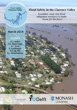 Flood Safety in the Clarence Valley Feasibility Study Into Flood Mitigation Measures to Make ‘Room for the River’