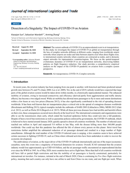 Journal of International Logistics and Trade