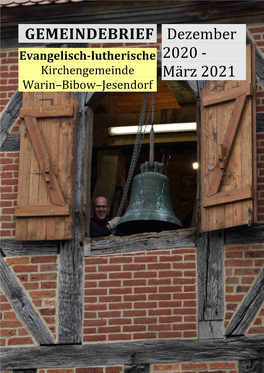 Gottesdienste in Der Kirchengemeinde Warin - Bibow - Jesendorf