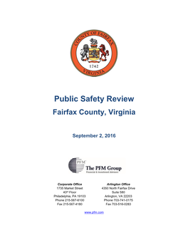 Public Safety Review Fairfax County, Virginia