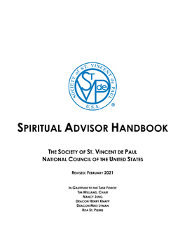 Spiritual Advisor Handbook