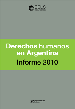 Informe 2010 Derechos Humanos En Argentina Informe 2010 Derechos Humanos En Argentina Informe 2010