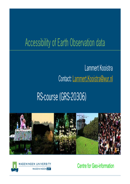 B3 Lecture Accessability of EO Data