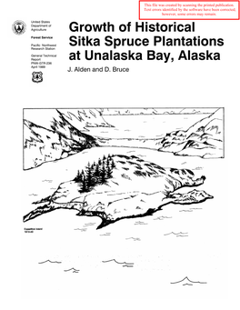 Growth of Historical Sitka Spruce Plantations at Unalaska Bay, Alaska