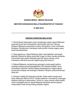 Tabung Harapan Malaysia