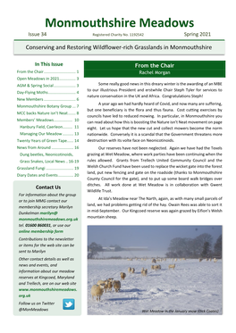 Monmouthshire Meadows Issue 34 Registered Charity No