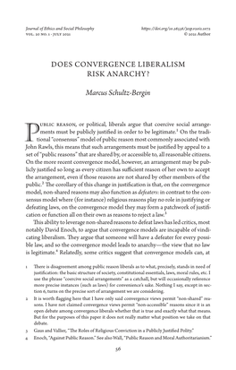 Does Convergence Liberalism Risk Anarchy?