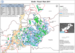 Sindh - Flood / Rain 2011