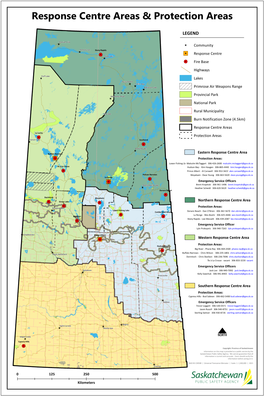 Response Centre Areas & Protection Areas