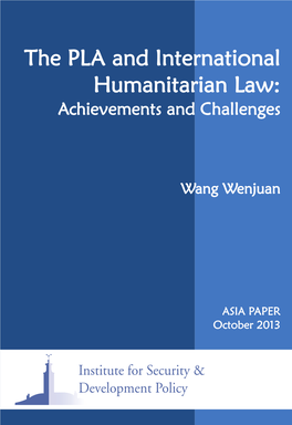 The PLA and International Humanitarian Law: Achievements and Challenges